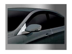 B429 Хром на крепления зеркал Hyundai Solaris 2011 2012 2013 2014 2015 - Автоаксессуары и тюнинг