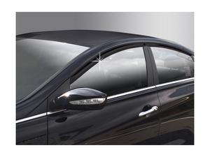 A117 Дефлекторы окон Hyundai Sonata YF 2010 по н.в. - Автоаксессуары и тюнинг