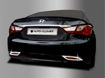 B632 Молдинги противотуманных фар (перед.+задн.) Hyundai Sonata YF 2010 по 2013