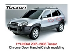 K438 Накладки ручек дверей хром Hyundai Tucson 2005-2008