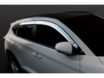 K620 Дефлекторы боковых окон хромированные Hyundai Tucson 2015 / Hyundai Tucson III