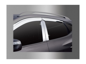 A975 Накладки на стойки дверей Hyundai ix35 2009 по 2015 - Автоаксессуары и тюнинг