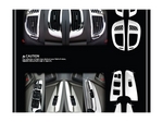 C365 Молдинги интерьера хромированные Kia Cerato/Серато 2009 2010 2011 2012 2013