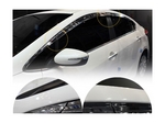 K745 Хромированные дефлекторы на окна Kia Cerato/Серато 2013 2014 2015