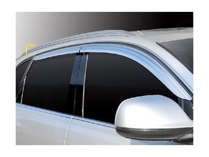 D903 Дефлекторы на боковые окна хром Audi Q5 (2008-2011) - Автоаксессуары и тюнинг