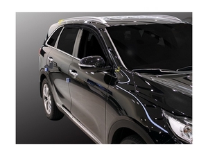 K901-144 Дефлекторы на боковые окна тёмные KIA (киа) Sorento/Соренто R 2014, 2015 (Prime) - Автоаксессуары и тюнинг