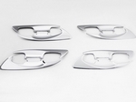 C080 Хромированные накладки под внешние ручки дверей Kia Sorento/Соренто Prime (2015) 