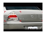 A772 Хромированные оконтовки задних фонарей Nissan Almera Classic