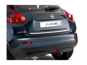5008053 Накладка на нижнюю кромку крышки багажника из нержавейки Nissan Juke/жук 2011 по н.в. - Автоаксессуары и тюнинг