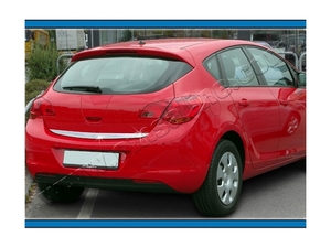 5216052 Накладка на нижнюю кромку крышки багажника, нерж., Opel Astra/астра J HB 5D (2010 по н.в.) - Автоаксессуары и тюнинг