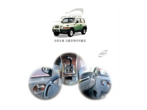 K282 Накладки для салона хромированные SsangYong Korando 2000-2005 - Автоаксессуары и тюнинг