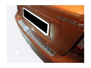 10-2069 Накладка на задний бампер нержавейка Chevrolet Lacetti/лачети 4D 2004 по 2012 Daewoo Gentra 2014-2015 - Автоаксессуары и тюнинг