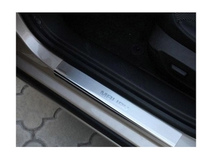 08-1077 Накладки на пороги Chevrolet Malibu 2012 по 2015 (ALU-FROST) нержавейка - Автоаксессуары и тюнинг
