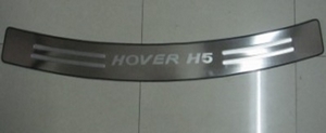 JMT Накладка на задний бампер, нерж., с логотипом GREAT WALL (грейт вол) Hover/Ховер H5 10- - Автоаксессуары и тюнинг