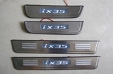 JMT Накладки на дверные пороги с логотипом и LED подсветкой, нерж. HYUNDAI (хендай) ix35 10-/14-