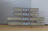 JMT Накладки на дверные пороги с логотипом и LED подсветкой, нерж. MAZDA (мазда) CX-7/CX 7 07-/10-