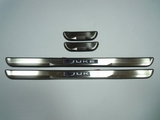 JMT Накладки на дверные пороги с логотипом и LED подсветкой, нерж. NISSAN (ниссан) Juke/жук 10-