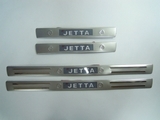 JMT Накладки на дверные пороги с логотипом и LED подсветкой, нерж. VW Jetta/джетта VI 11-