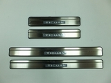 JMT Накладки на дверные пороги с логотипом и LED подсветкой, нерж. VW Tiguan/тигуан 08-/11-