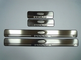 JMT Накладки на дверные пороги с логотипом, нерж. FORD (форд) Focus/фокус 05-