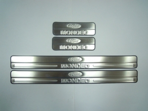 JMT Накладки на дверные пороги с логотипом, нерж. FORD (форд) Mondeo/мондео 11- - Автоаксессуары и тюнинг