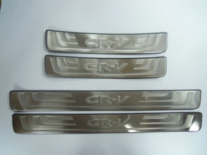 JMT Накладки на дверные пороги с логотипом, нерж. HONDA (хонда) CRV 07-11 - Автоаксессуары и тюнинг
