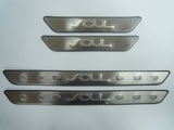 JMT Накладки на дверные пороги с логотипом, нерж. KIA (киа) Soul/Соул 08-11