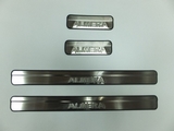JMT Накладки на дверные пороги с логотипом, нерж. NISSAN (ниссан) Almera 12-