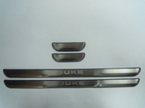 JMT Накладки на дверные пороги с логотипом, нерж. NISSAN (ниссан) Juke/жук 10-