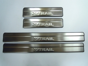 JMT Накладки на дверные пороги с логотипом, нерж. NISSAN (ниссан) X-Trail 14- - Автоаксессуары и тюнинг