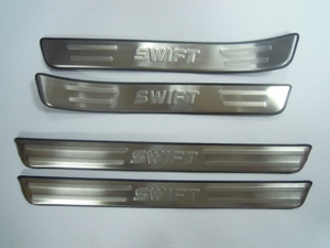 JMT Накладки на дверные пороги с логотипом, нерж. SUZUKI (сузуки) Swift/свифт 11- - Автоаксессуары и тюнинг