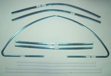 JMT Верхние и нижние молдинги стекол (окантовка) , нерж., 10 частей LIFAN X60 12-