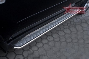 Lexus Пороги с листом 42 мм LEXUS (лексус) RX400h 03-09 - Автоаксессуары и тюнинг