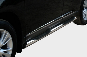 Lexus Пороги с проступями 76 мм (компл 2шт) LEXUS (лексус) RX270/RX350/450h 12- - Автоаксессуары и тюнинг