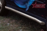 Lexus Пороги трубообразные 76 мм (компл 2шт) LEXUS (лексус) RX400h 03-09