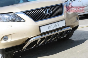 Lexus Защита переднего бампера 60 мм c элементами из профильной трубы LEXUS (лексус) RX350 09-11 - Автоаксессуары и тюнинг
