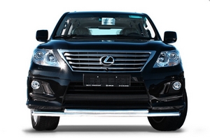 Lexus Защита переднего бампера 60/42 мм двойная Lexus LX 570 Sport Package 2010- LEXUS (лексус) LX570 10- - Автоаксессуары и тюнинг