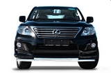 Lexus Защита переднего бампера 60/42 мм двойная Lexus LX 570 Sport Package 2010- LEXUS (лексус) LX570 10-