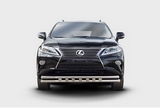 Lexus Защита переднего бампера с декоративными элементами 60/60 мм двойная LEXUS (лексус) RX270/RX350/450h 12-
