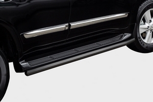 Lexus Защита штатного порога 60 мм черная LEXUS (лексус) LX570 12- - Автоаксессуары и тюнинг