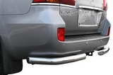 Lexus Защита задняя уголки 76 мм одинарные LEXUS (лексус) LX570 07-11