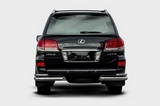 Lexus Защита задняя уголки 76/42 мм двойные LEXUS (лексус) LX570 12-