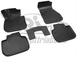 Norplast Коврики салона (полиуретан) , чёрные (3D) BMW (бмв) X1 16- - Автоаксессуары и тюнинг