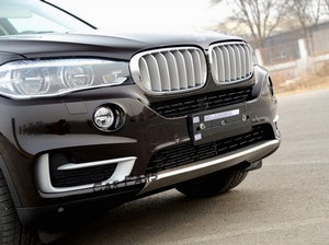 OEM-Tuning Комплект накладок переднего и заднего бамперов, ABS пластик, серебро. BMW (бмв) X5 13- - Автоаксессуары и тюнинг