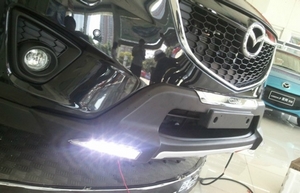 OEM-Tuning Накладка на передний бампер со светодиодной подсветкой MAZDA (мазда) CX-5/CX 5 12- - Автоаксессуары и тюнинг