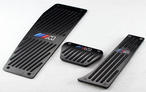 OEM-Tuning Накладки на педали, АТ, M Style, Black (без сверления) BMW (бмв) 3 10-12 - Автоаксессуары и тюнинг