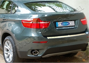 Omsa_Line Накладка на задний бампер, нерж. BMW (бмв) X6 09- - Автоаксессуары и тюнинг