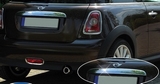 Omsa_Line Накладка над номером на крышку багажника, нерж. BMW (бмв) Mini Cooper 06-