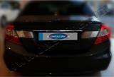 Omsa_Line Накладка над номером на крышку багажника, нерж. HONDA (хонда) Civic/Цивик 12-