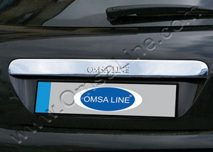 Omsa_Line Накладка над номером на крышку багажника с надписью, нерж. PEUGEOT (пежо) 207 06- - Автоаксессуары и тюнинг